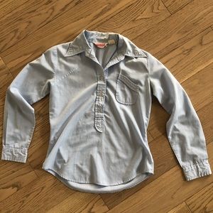 Vintage light blue top